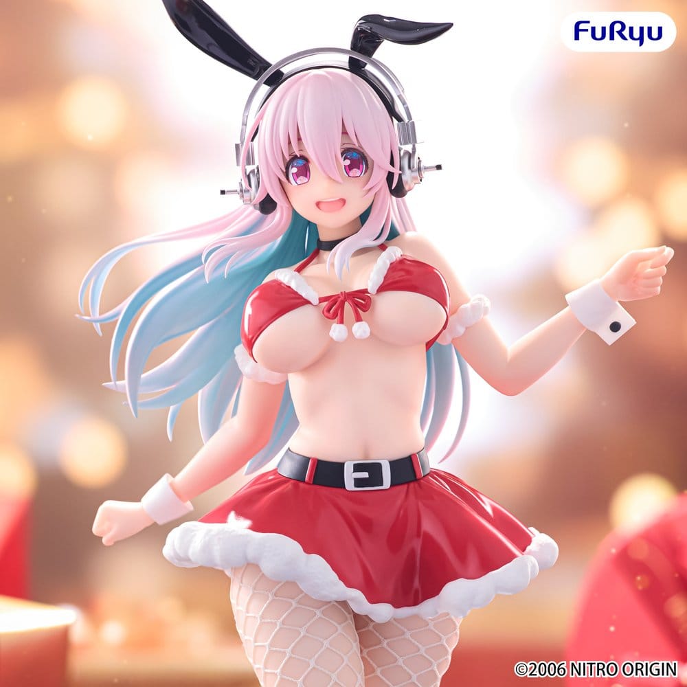Super Sonico BiCute Bunnies PVC Figure Santa Ver. 30 cm 4571623517481