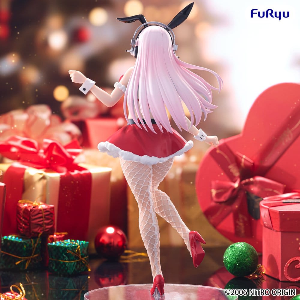 Super Sonico BiCute Bunnies PVC Figure Santa Ver. 30 cm 4571623517481