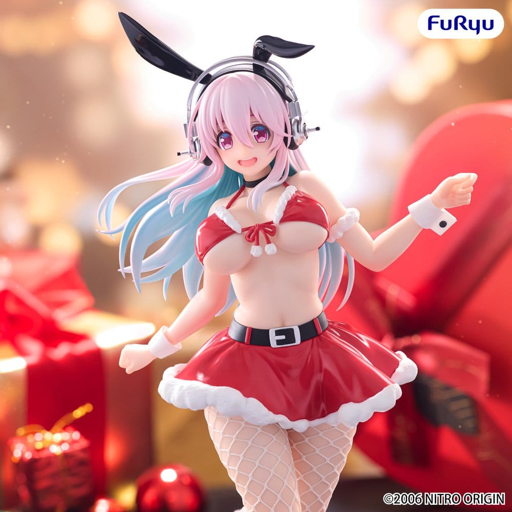 Super Sonico BiCute Bunnies PVC Figure Santa Ver. 30 cm 4571623517481