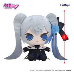 Hatsune Miku Kyurumaru Big Plush Figure Blue Rose 28 cm 4571623517641