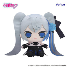 Hatsune Miku Kyurumaru Big Plush Figure Blue Rose 28 cm 4571623517641