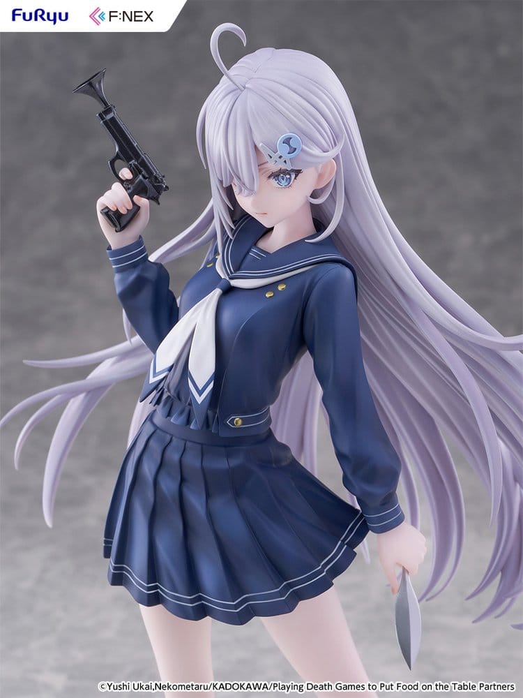 Playing Death Games to Put Food on the Table PVC Figure 1/7 Yuki School Uniform Ver. 24 cm 4571623518051