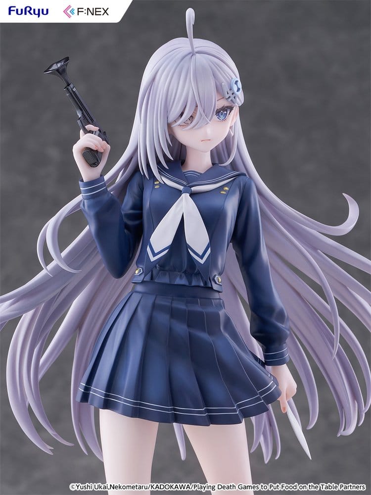 Playing Death Games to Put Food on the Table PVC Figure 1/7 Yuki School Uniform Ver. 24 cm 4571623518051