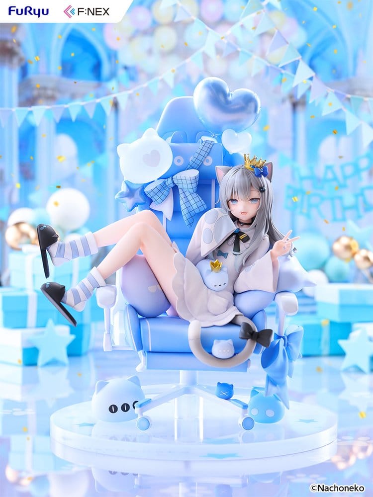 Virtual YouTuber F:NEX PVC Figure 1/7 Nachoneko Birthday Ver. 24 cm 4571623518150