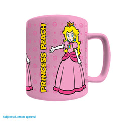 Super Mario Fuzzy Mug Princess Peach 5063457007546