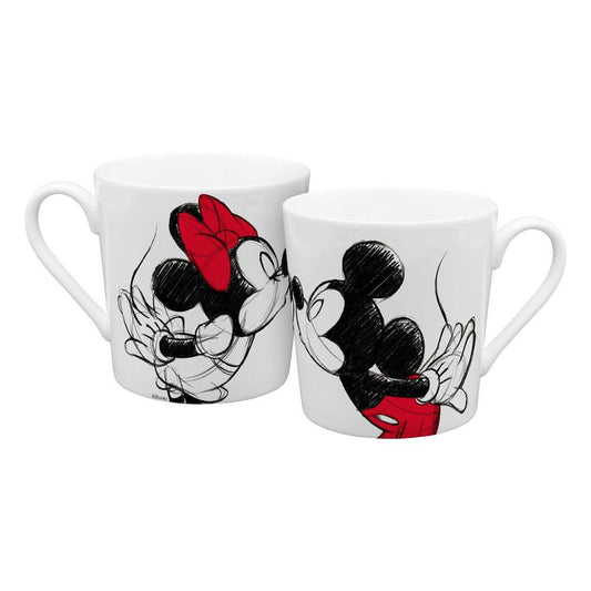 Disney Mug Mickey Kiss Sketch 4051112143143