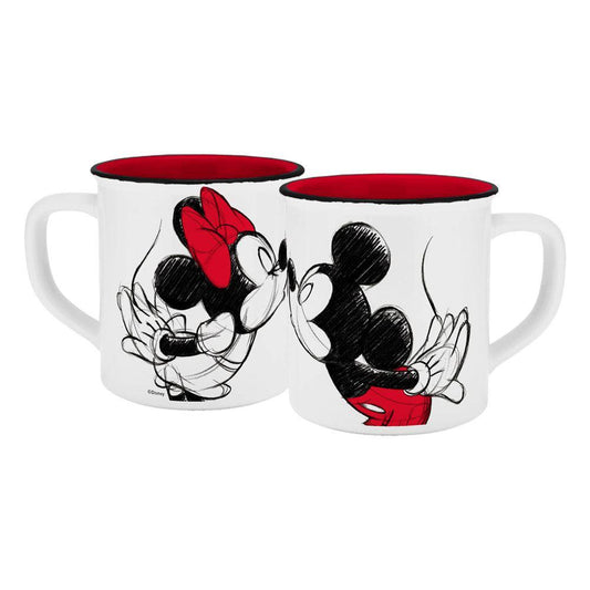 Disney Mug Mickey Kiss Sketch Red - Amuzzi