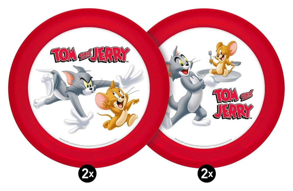 Tom & Jerry Plate 4-Pack 21 cm 4051112146519