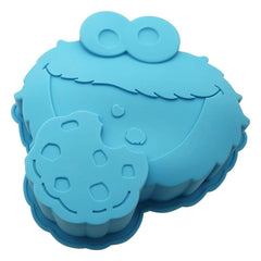 Sesame Street Silicone Baking Tray Cookie Monster blue 4051112153258