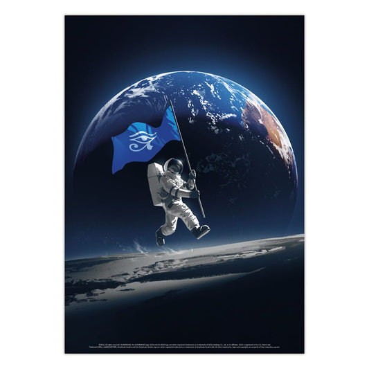 Humankind Poster Glow in the Dark Astronaut 4020628646356