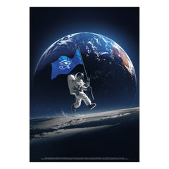 Humankind Poster Glow in the Dark Astronaut 4020628646356
