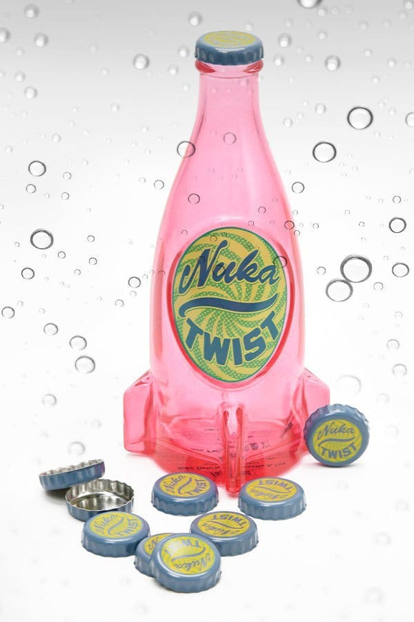 Fallout Bottle Series Replica Glass Bottle & Cap Nuka Twist 0840316419635