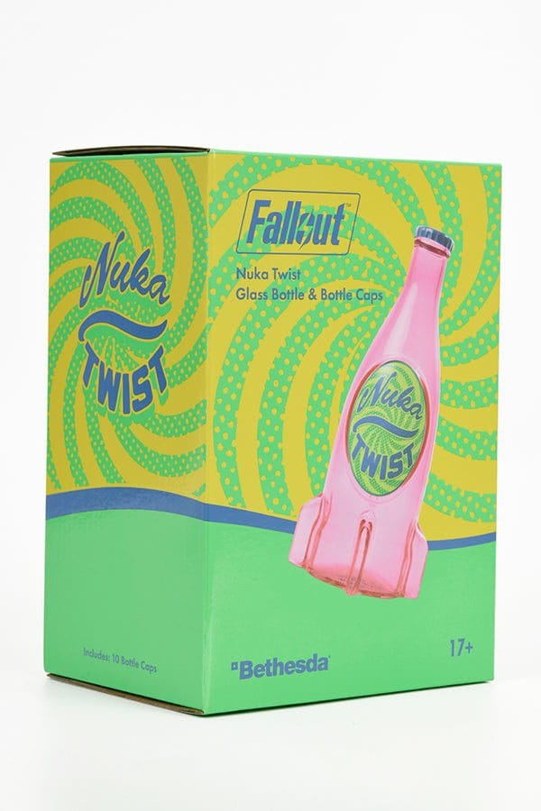 Fallout Bottle Series Replica Glass Bottle & Cap Nuka Twist 0840316419635