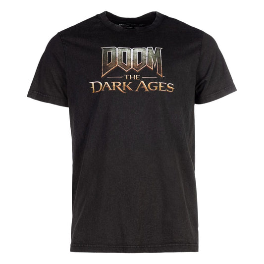 Doom The Dark Ages T-Shirt Logo Washed Out Size S 0840316424134