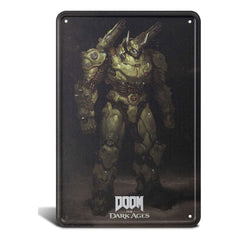Doom The Dark Ages Metal Sign Atlan 20 x 30 cm 0840316424974