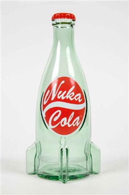 Fallout Bottle Series Replica Glass Bottle Nuka Cola Clear 0840316401708