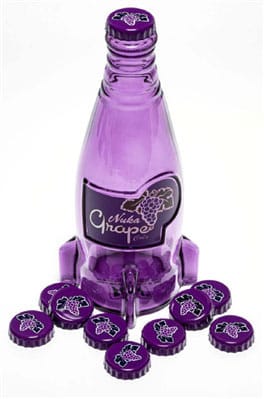Fallout Bottle Series Replica Glass Bottle & Cap Nuka Cola Grape 0840316408264