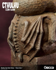 H.P. Lovecraft Cthulhu Mythos Coin Bank Statue Cthulhu (Stone Color) 24 cm 4580744650830