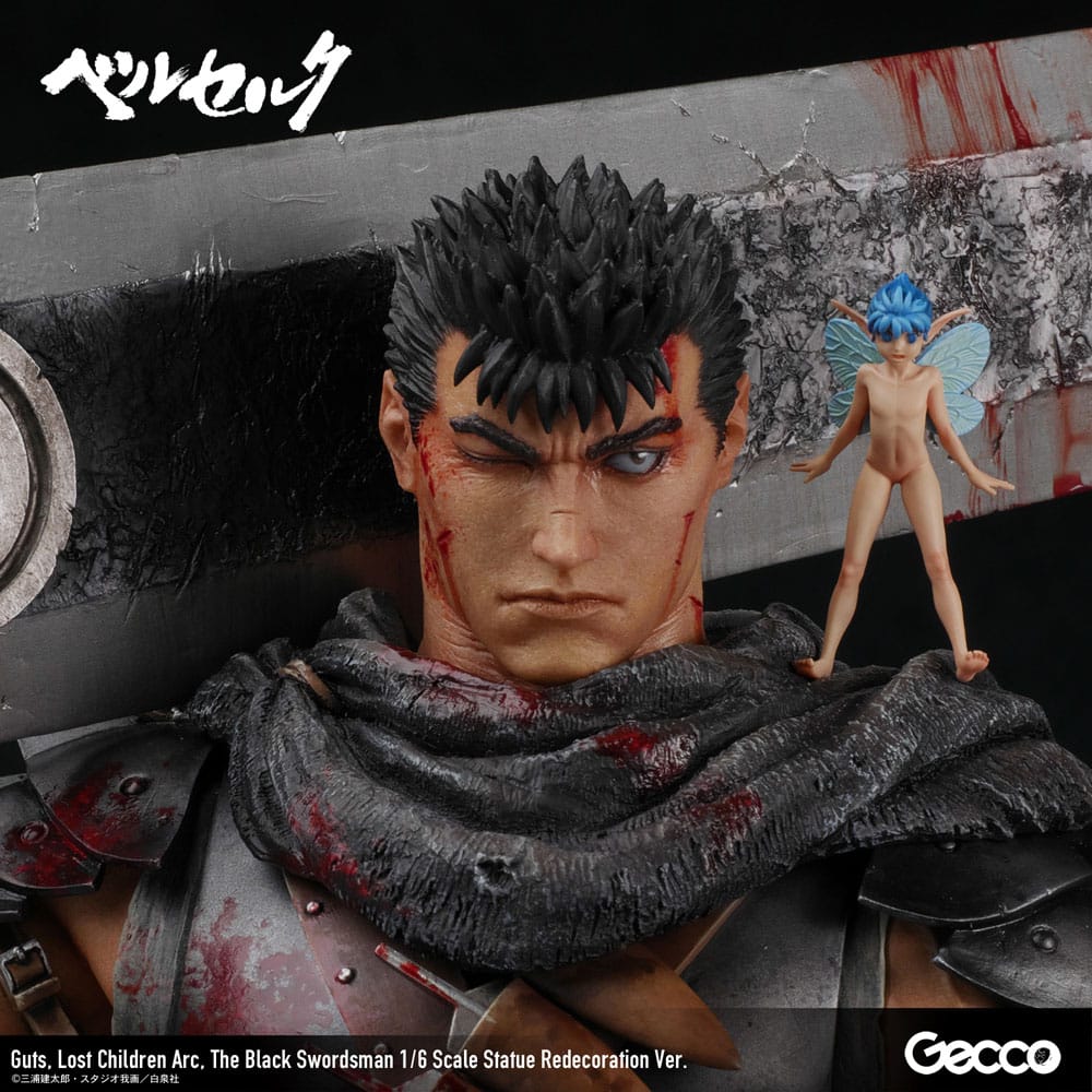 Berserk Statue 1/6 Guts Lost Children Arc The Black Swordsman Redecoration Ver. 38 cm 4580744650915
