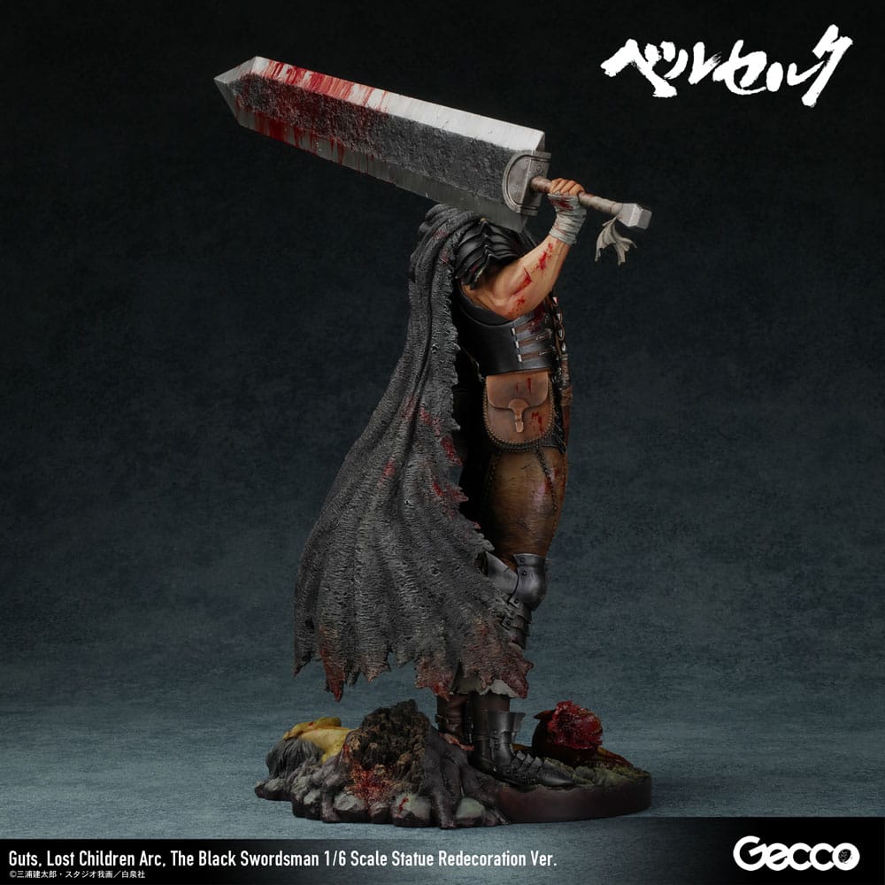 Berserk Statue 1/6 Guts Lost Children Arc The Black Swordsman Redecoration Ver. 38 cm 4580744650915
