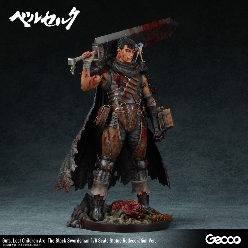 Berserk Statue 1/6 Guts Lost Children Arc The Black Swordsman Redecoration Ver. 38 cm 4580744650915