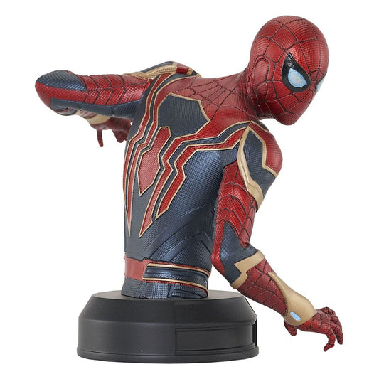 Avengers: Infinity War Bust 1/6 Iron Spider-Man 15 cm 0699788840344