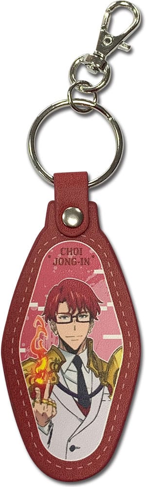 Solo Leveling Leather Keyring Choi Jong-In 0195284440298