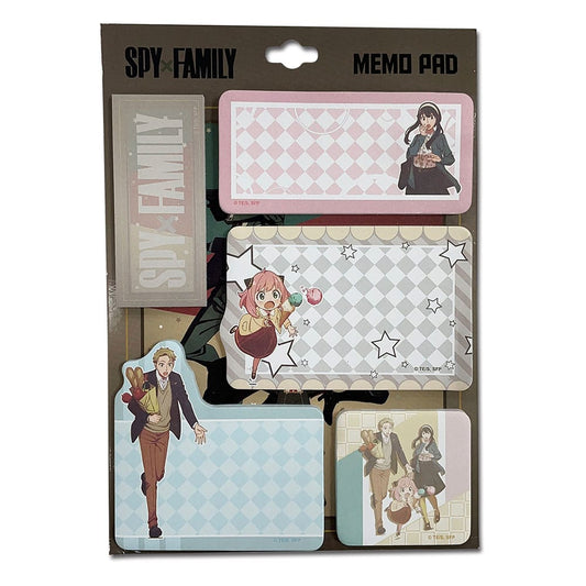 Spy x Family Memo Pad set Forger Family 0195284550232