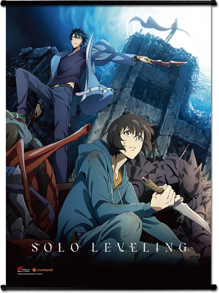 Solo Leveling Wall Scroll Sung Jinwoo Key Art 44 x 33 cm 0195284871108