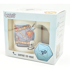 Glassstaff Gift Set Mug & Dice D20 Guess I'll Die  8720726467414