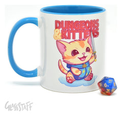 Glassstaff Gift Set Mug & Dice D20 Dungeons & Kittens 8721117601431