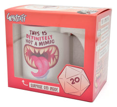 Glassstaff Gift Set Mug & Dice D20 Not a Mimic 8721117601417