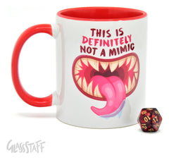 Glassstaff Gift Set Mug & Dice D20 Not a Mimic 8721117601417