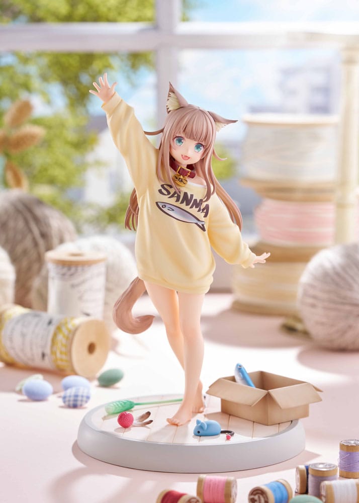 My Cat Is a Kawaii Girl Statue 1/6 Kinako Play With Ver. AmiAmi 21 cm 4595123918401