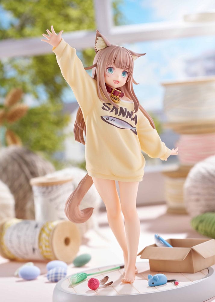 My Cat Is a Kawaii Girl Statue 1/6 Kinako Play With Ver. AmiAmi 21 cm 4595123918401