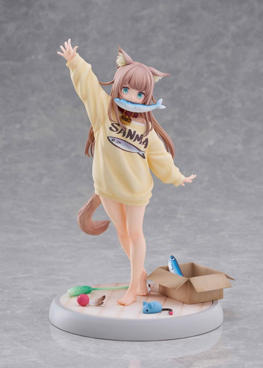 My Cat Is a Kawaii Girl Statue 1/6 Kinako Play With Ver. AmiAmi Limited Edition 21 cm 4595123918418