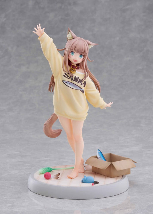 My Cat Is a Kawaii Girl Statue 1/6 Kinako Play With Ver. AmiAmi Limited Edition 21 cm 4595123918418