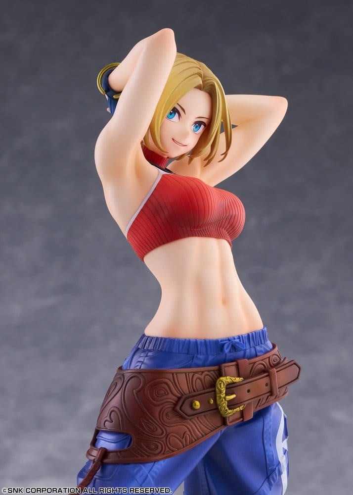 Fighting Girls Collection The King of Fighters XV PVC Figure 1/7 Blue Mary AmiAmi Limited Edition 26 cm 4595123918524