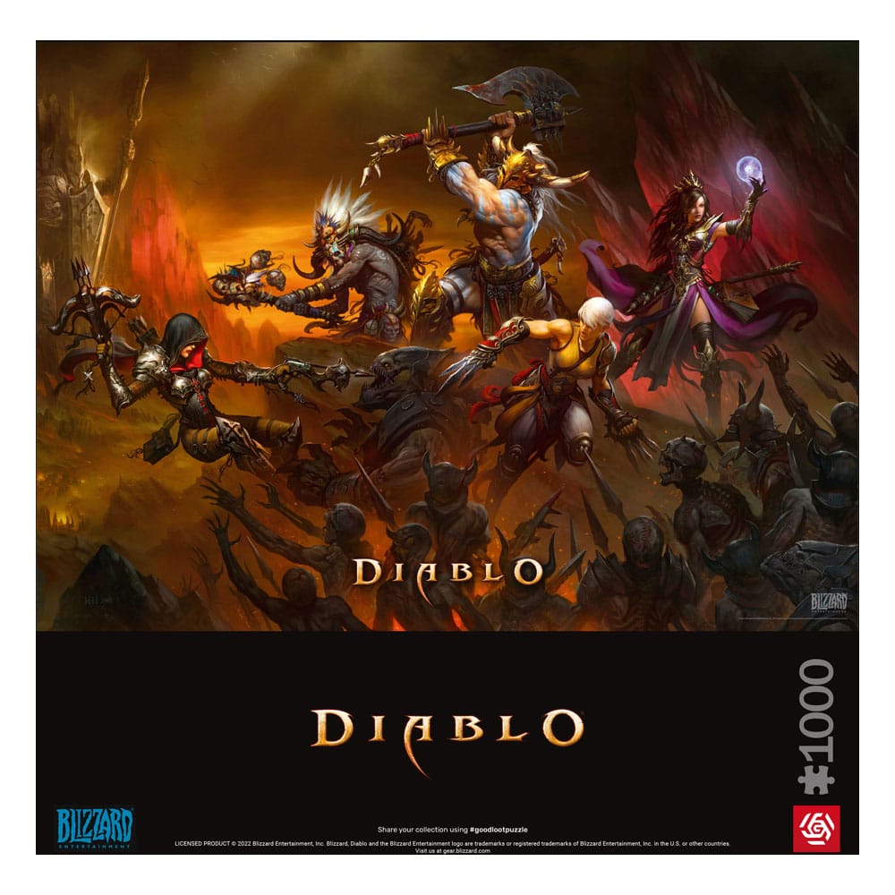 Diablo Gaming Puzzle Heroes Battle (1000 pieces) 5908305235415