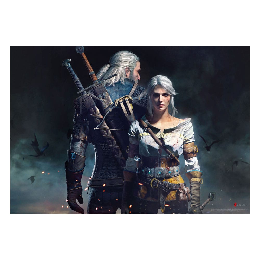 The Witcher Gaming Puzzle Geralt & Ciri (1000 pieces)  5908305236023