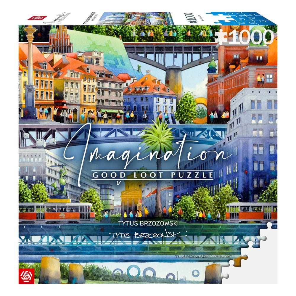 Tytus Brzozowski Imagination Puzzle Warsaw Bridges (1000 pieces) 5908305239666