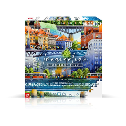 Tytus Brzozowski Imagination Puzzle Warsaw Bridges (1000 pieces) 5908305239666