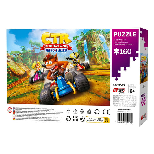 Crash Bandicoot Kids Puzzle Team Racing Nitro-Fueled (160 pieces) 5908305240372