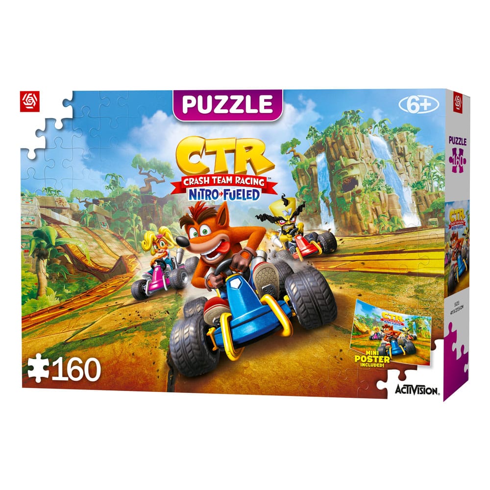 Crash Bandicoot Kids Puzzle Team Racing Nitro-Fueled (160 pieces) 5908305240372