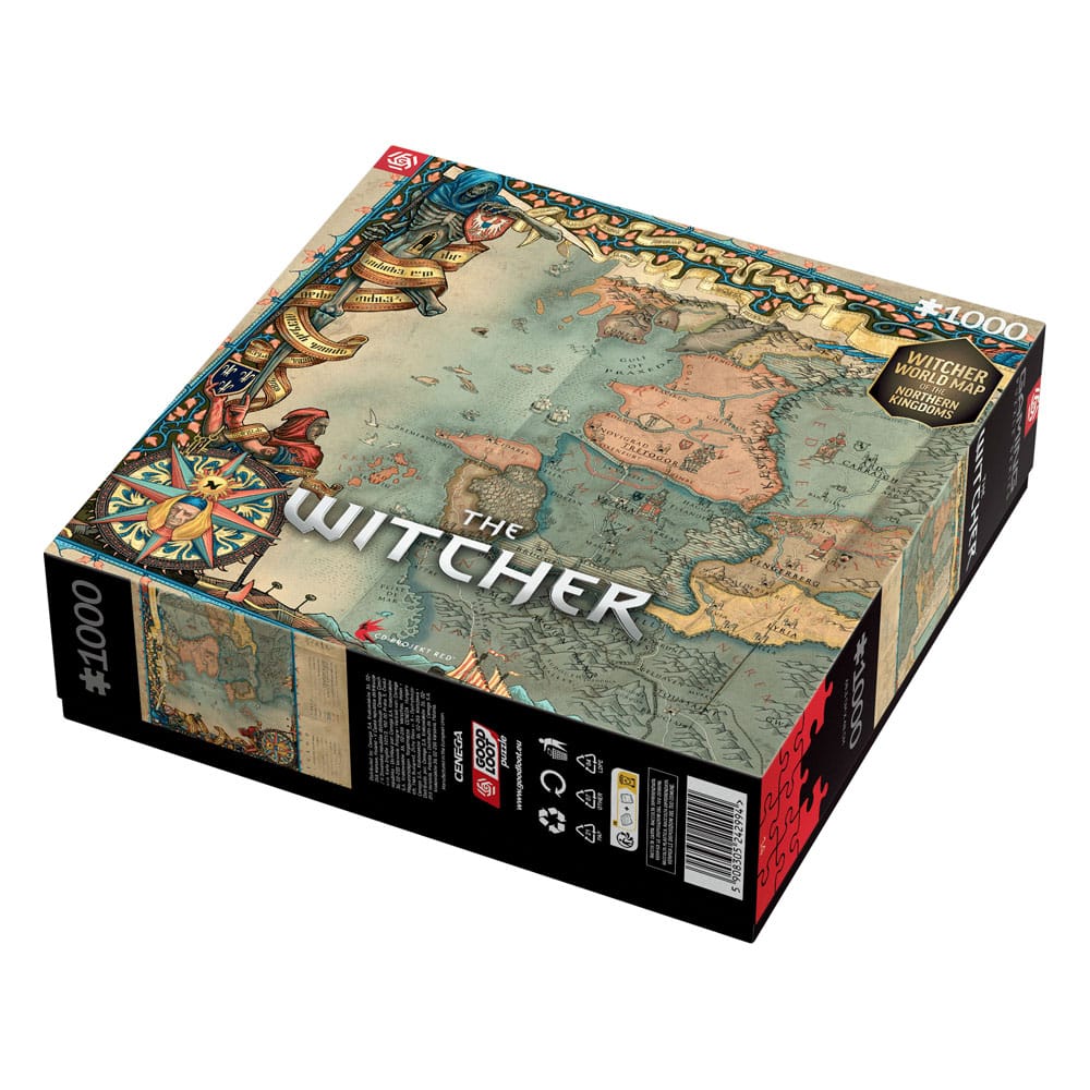 The Witcher 3 Gaming Puzzle The Northern Kingdoms (1000 pieces)  5908305242994