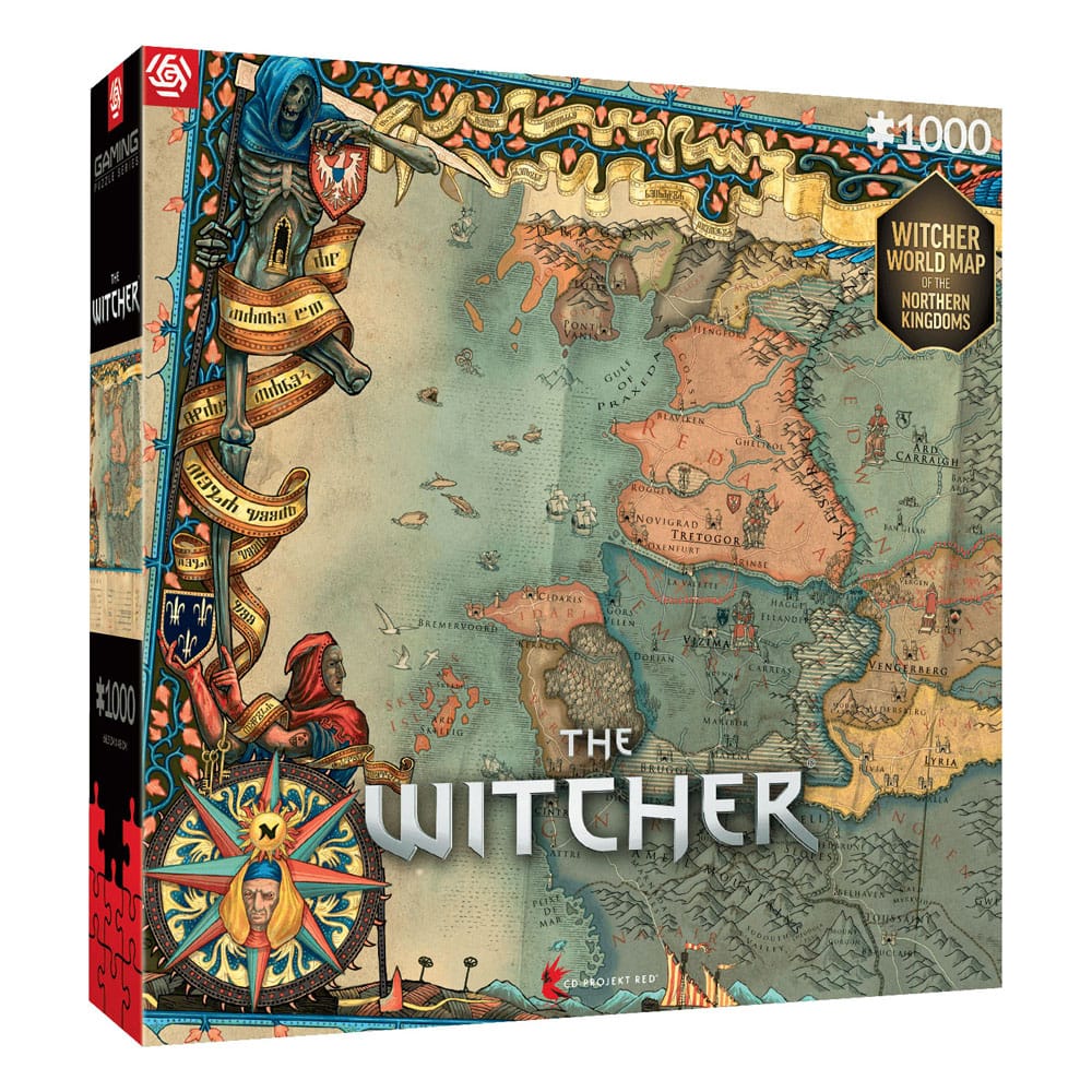 The Witcher 3 Gaming Puzzle The Northern Kingdoms (1000 pieces)  5908305242994