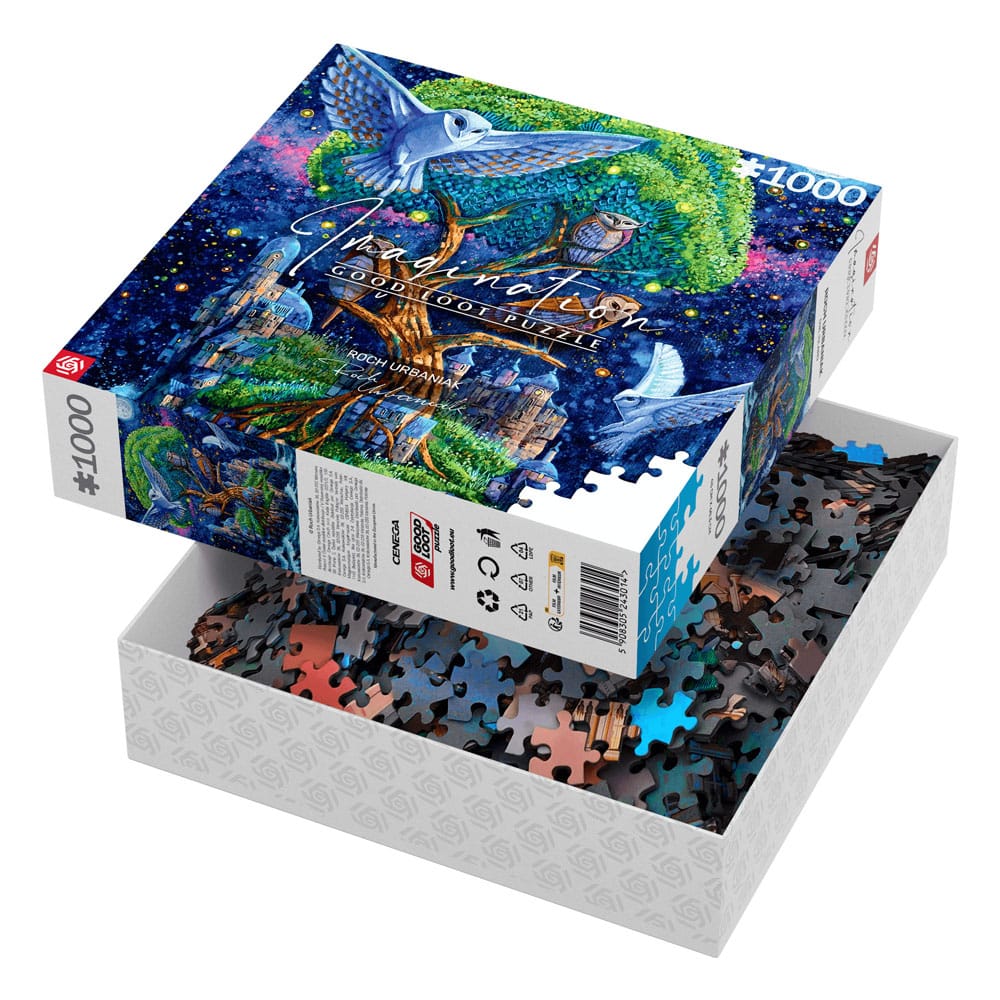 Roch Urbaniak Imagination Puzzle Owl Island / Wyspa Sów (1000 pieces) 5908305243014
