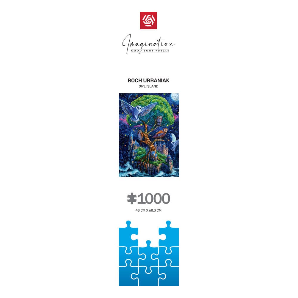 Roch Urbaniak Imagination Puzzle Owl Island / Wyspa Sów (1000 pieces) 5908305243014