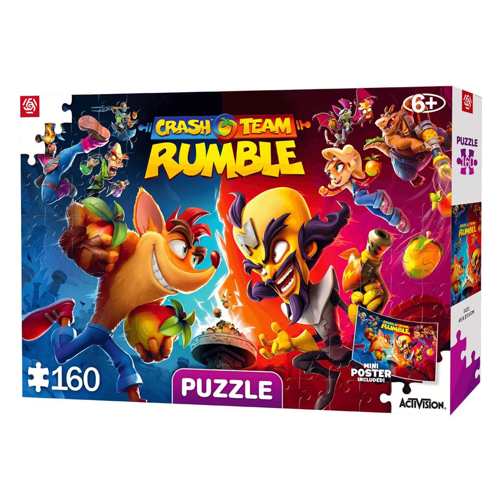 Crash Bandicoot Kids Puzzle Rumble Heroes (160 pieces) 5908305243489