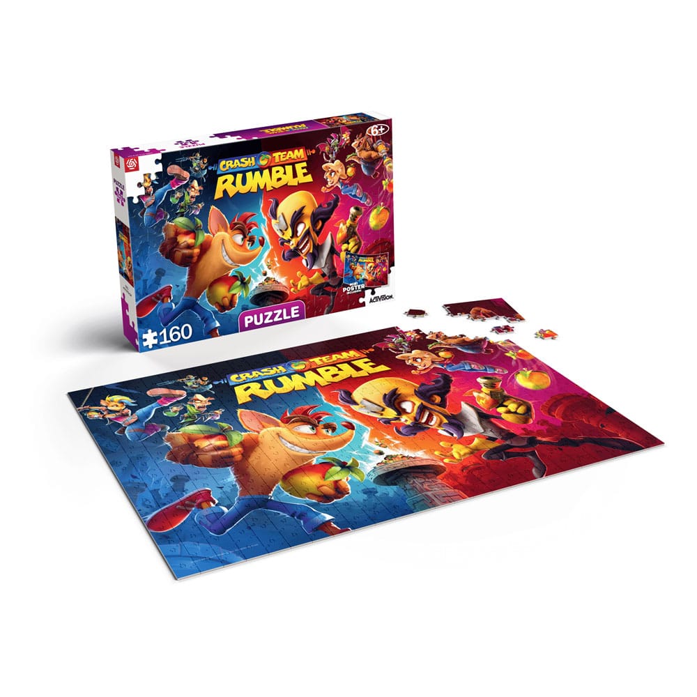Crash Bandicoot Kids Puzzle Rumble Heroes (160 pieces) 5908305243489